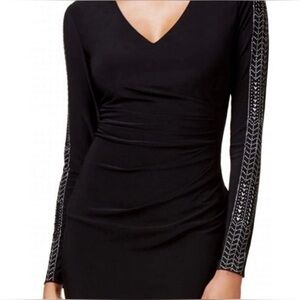 Guess Black Dress with Gold Accents